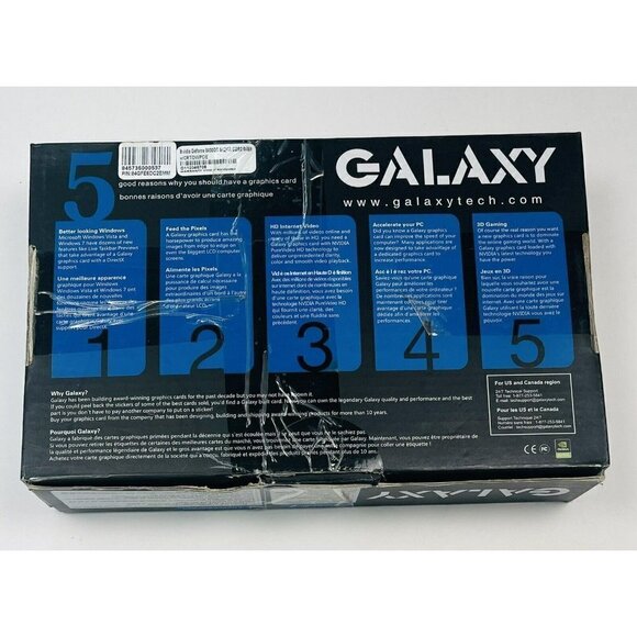 PhysX by NVIDIA 512mb/mo DDR2 DVI+VGA GEFORCE Graphics Card 8400 GS OPEN BOX - Picture 5 of 6